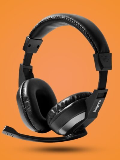 Wired Headset with Adjustable Headband for Clear Communication
