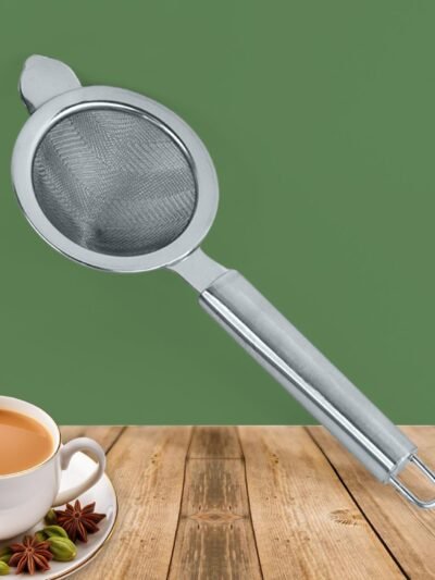 Stainless Steel Tea Strainer – Double Mesh for Smooth Brewing