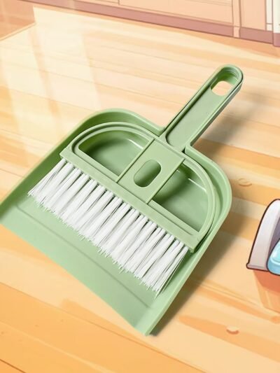 Mini Dustpan with Brush Set – Compact for Home & Office | Velvet Wipe