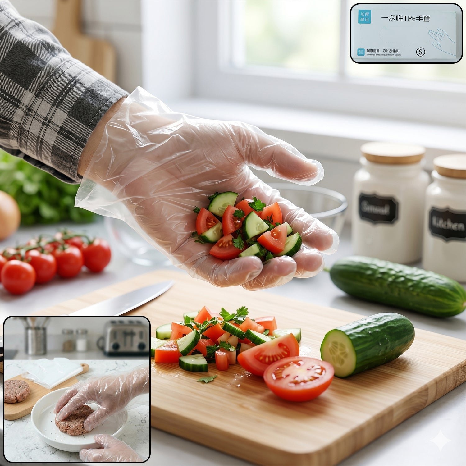 Disposable Plastic Gloves � Hygienic & Convenient for Food & Cleaning
