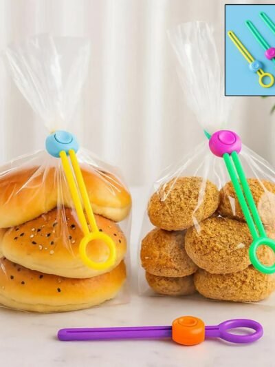 Silicone Food Bag Clips – Reusable Sealing Lock 3 Pack