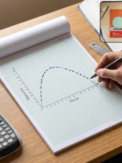 A4 Graph Paper Pad � Precise 1mm Square Grid for Technical & Academic Use