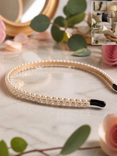 Lightweight Pearl Hairband � Elegant & Comfortable for Women