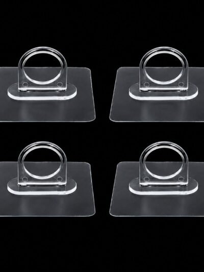 Adhesive Wall Hooks � Strong Hold, No Drilling Needed for Easy Organisation