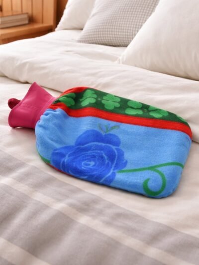 Hot Water Bottle with Soft Cover – Effective Pain Relief & Warmth