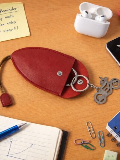 Compact Keyholder Pouch – Stylish Secure Key Organizer with Snap Button