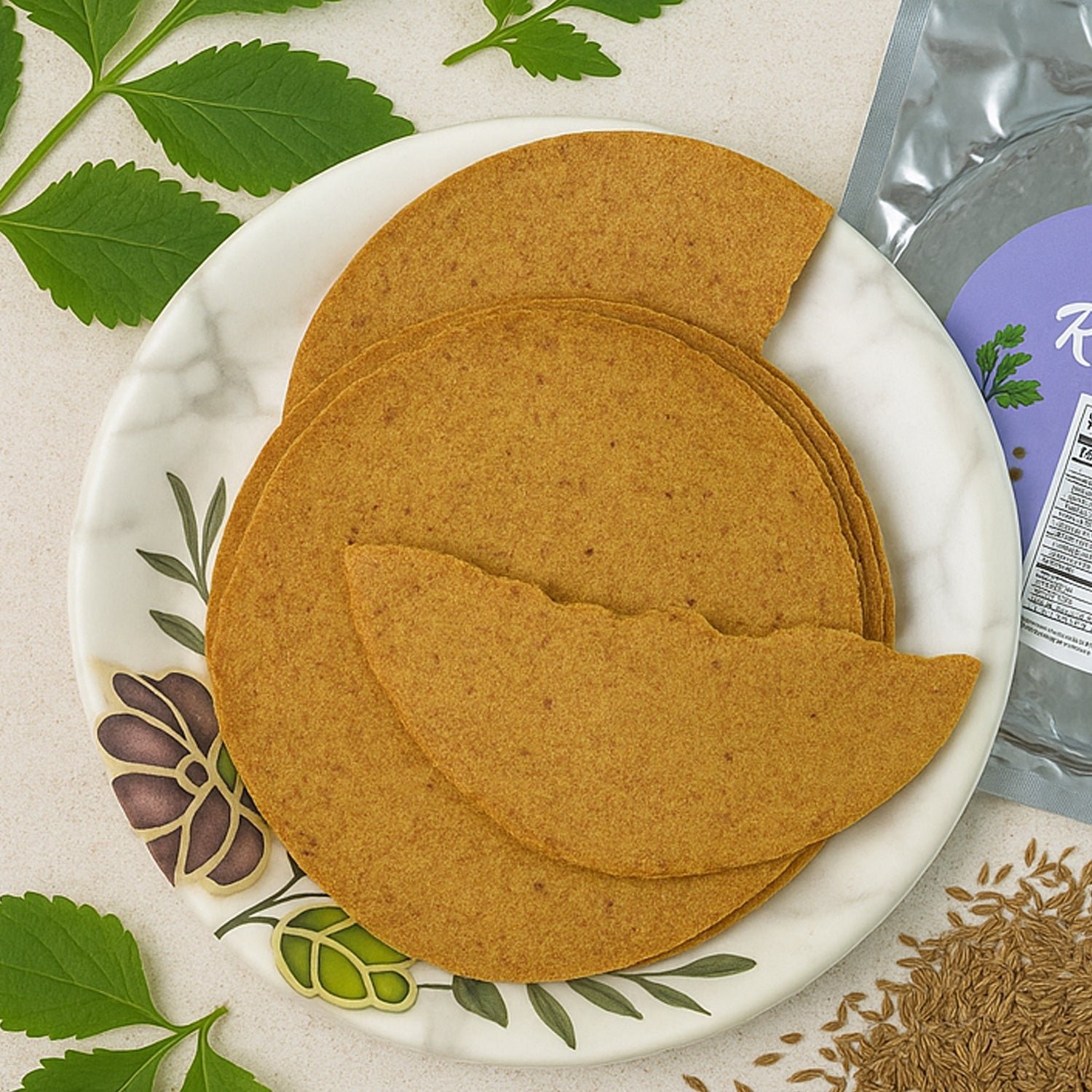 Ragi Khakhra � Carmonised Wheat Chips (180g) | Maniarr's