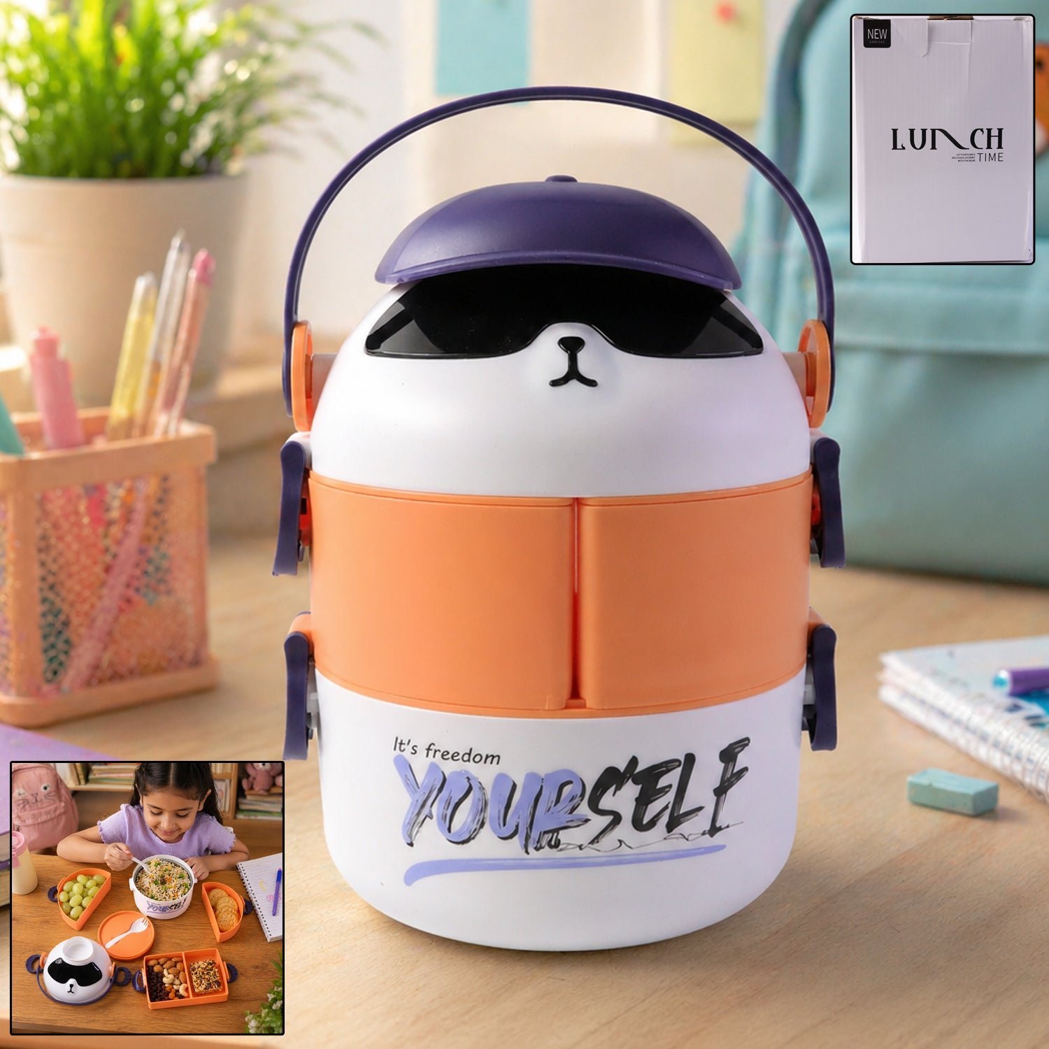 Kids Double Layer Lunch Box � The Perfect Food Storage Solution