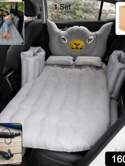 Car Air Mattress Bed Set � Portable, Quick-Inflate Travel Bed