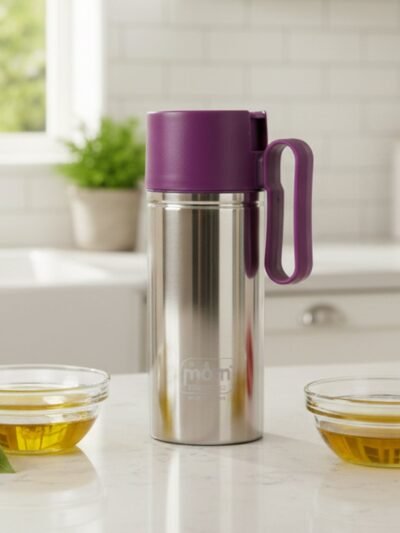 Stainless Steel Oil Pourer – 750ml Anti-Drip Dispenser