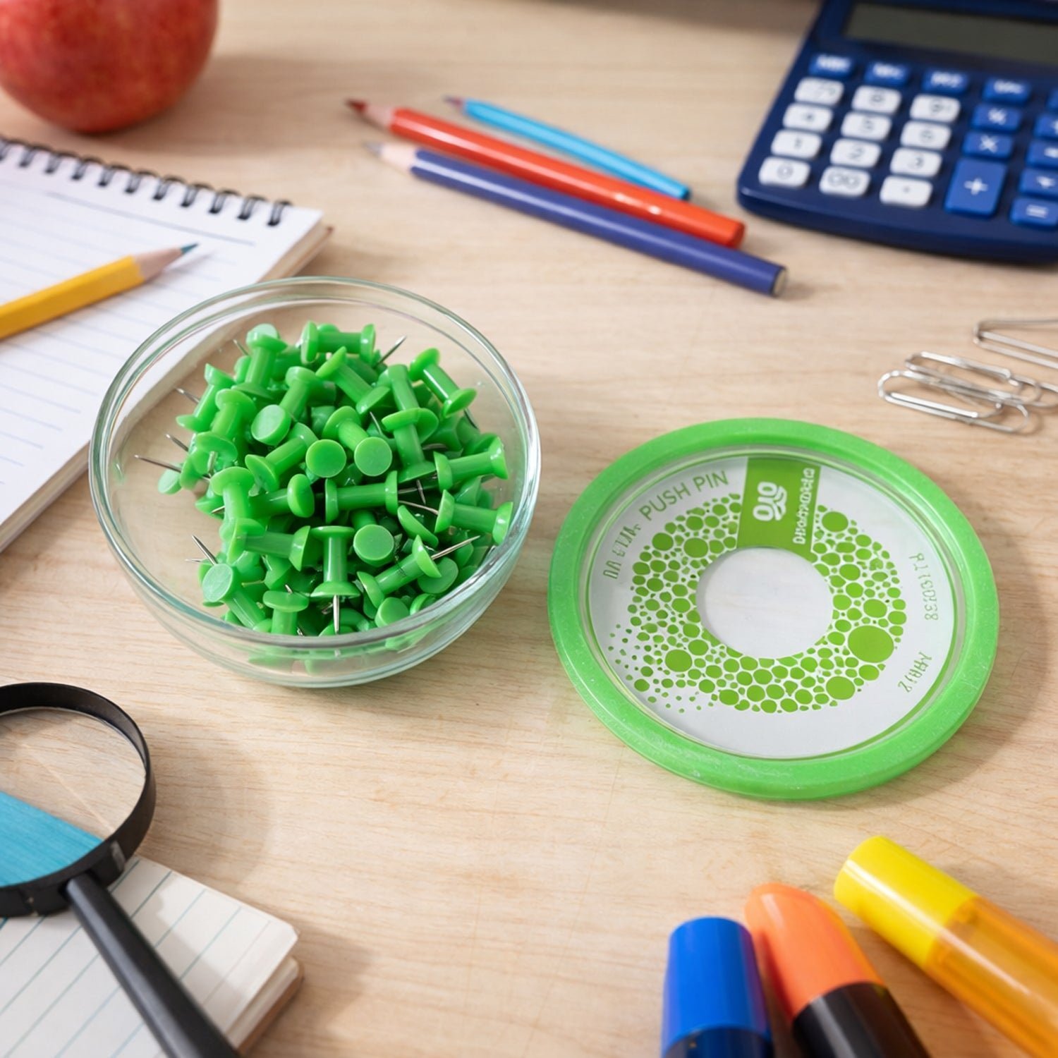 Heavy-Duty Plastic Push Pins � Reliable for Office & Home Use