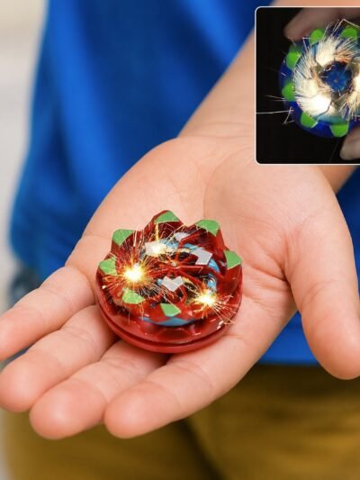 Fireworks Spark Effect Spinning Battle Top � High-Speed Fun for Kids