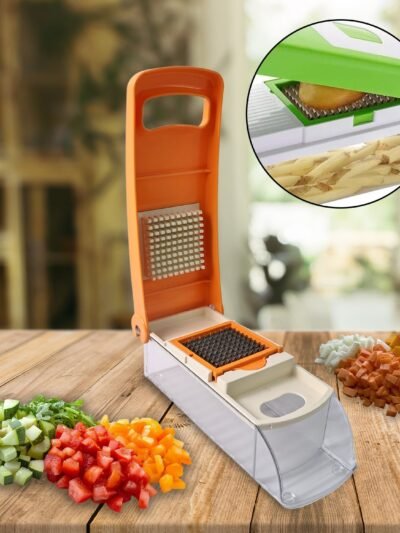 Vegetable & Fruit Chopper – Durable ABS Body with Sharp Blades