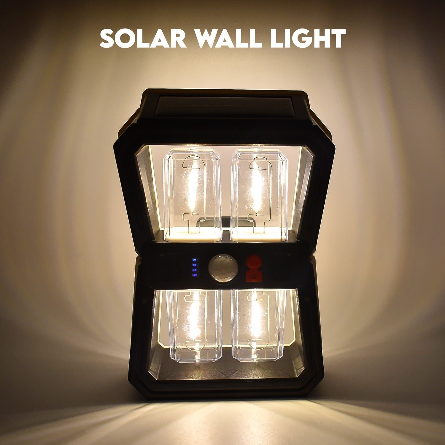 Solar Wall Lantern – 3 Modes & Motion Sensor | Indo Glow