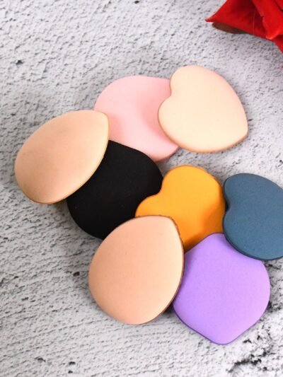 Mini Finger Makeup Powder Puff – Precise 8-Pcs Multicolor Set