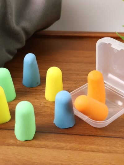 Soft Foam Earplugs – Comfortable Noise Reduction 4 Pairs