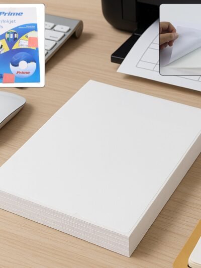 A4 Self-Adhesive Printable Label Sheets – 100 White Sheets