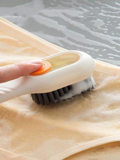 Scrubbing Brush with Dispenser – Multi-Purpose Cleaning | Velvet Wipe
