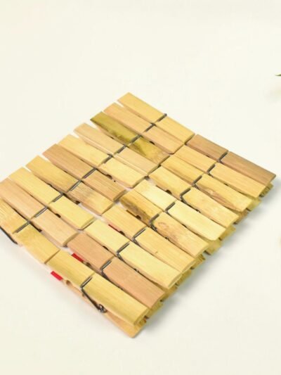Bamboo Cloth Clips � Heavy Duty 20 Pcs Set | BathNova
