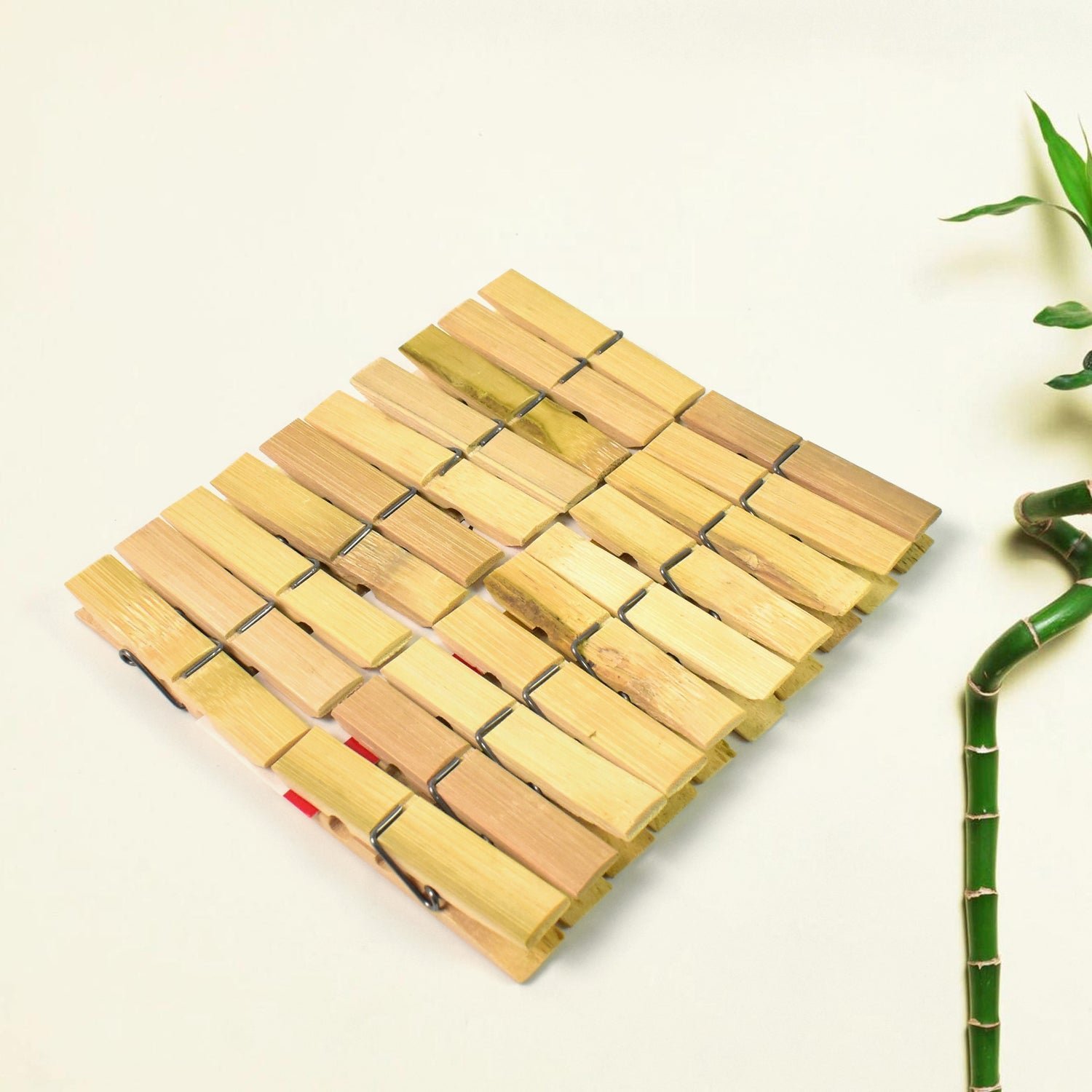 Bamboo Cloth Clips � Heavy Duty 20 Pcs Set | BathNova