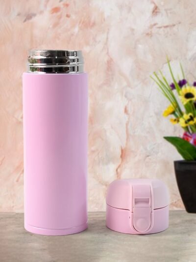 Stainless Steel Vacuum Water Bottle – Leakproof 350ml Travel Flask