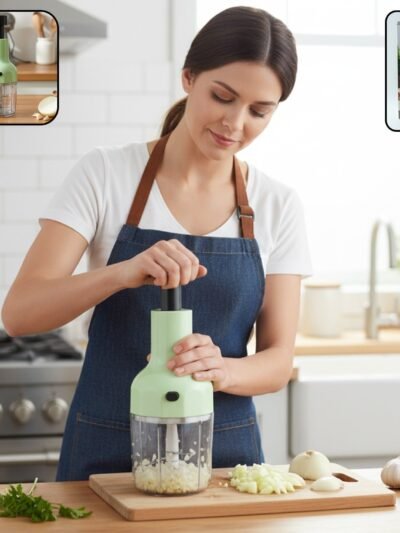 Manual Vegetable Chopper – 1100 ML Capacity for Quick Prep