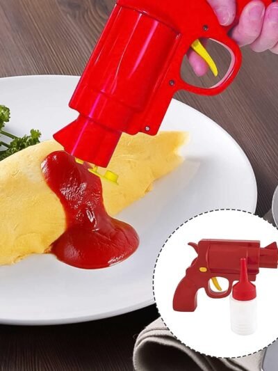 Ketchup Dispenser Gun – Leak-Proof Sauce Spray Bottle