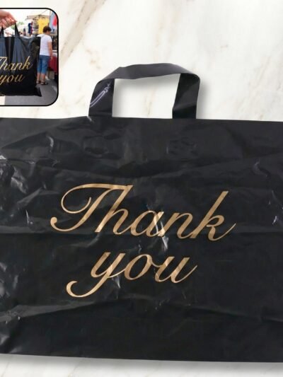 Thank You Printed Carry Bag – Durable & Reusable 25×34 Cm
