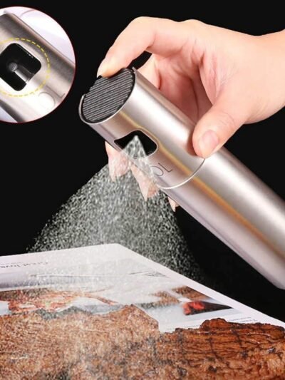 Oil Spray Bottle – 100ml Stainless Steel Glass | Own Hydrate