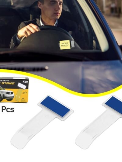 Fastag Holder for Car – Transparent Windscreen Card Stand (2 Pack) | Velvet Wheels