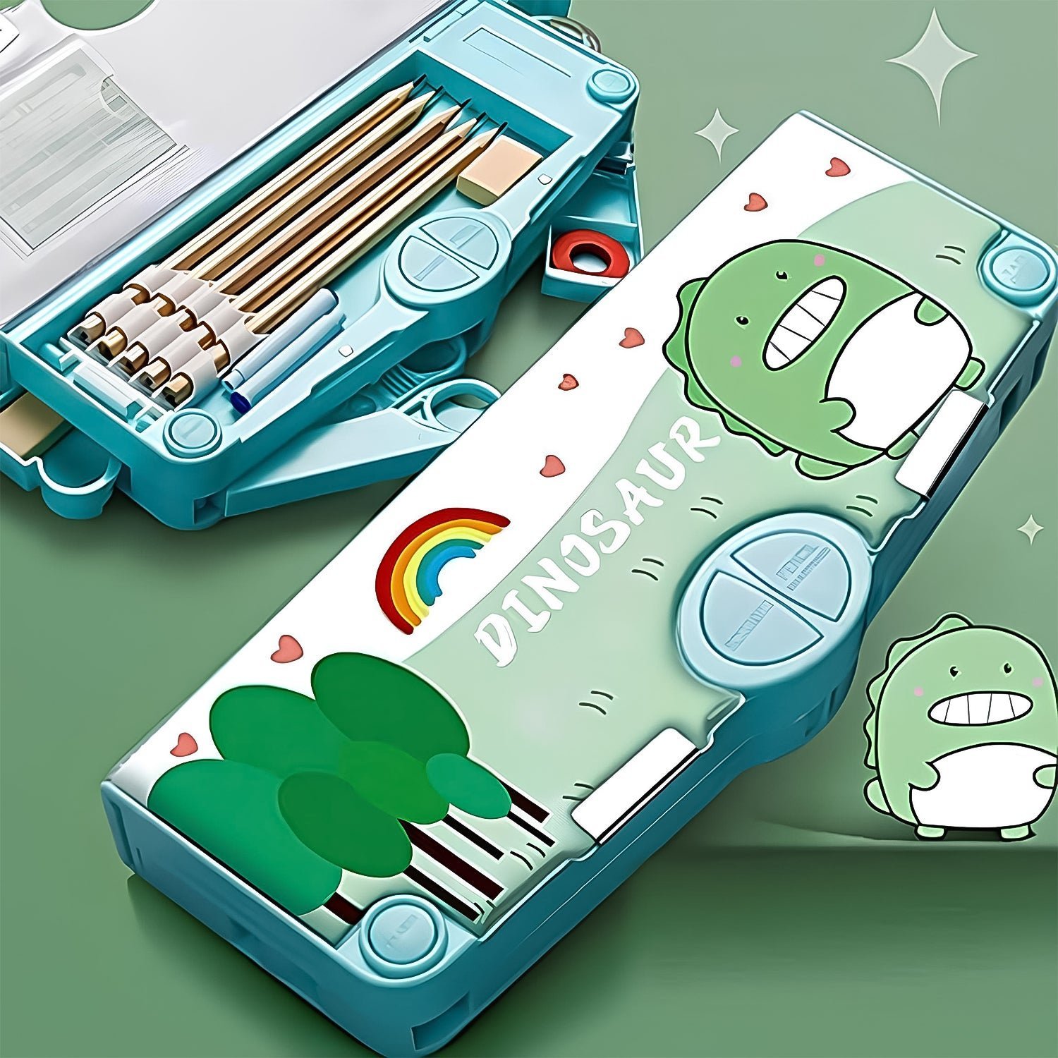 Magnetic Pencil Box – Space Theme & Multifunctional | Spark Tots