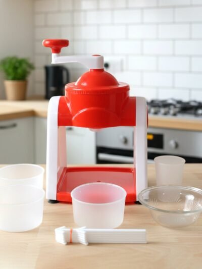 Manual Ice Snow Maker – Hand Crank Gola & Slush Machine