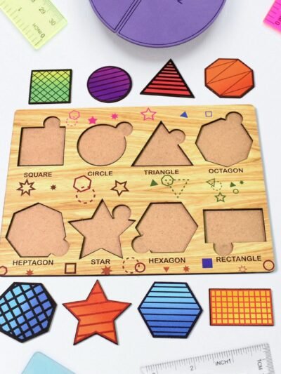 Wooden Triangle Puzzle � Educational Toy for Kids | Inventive Play