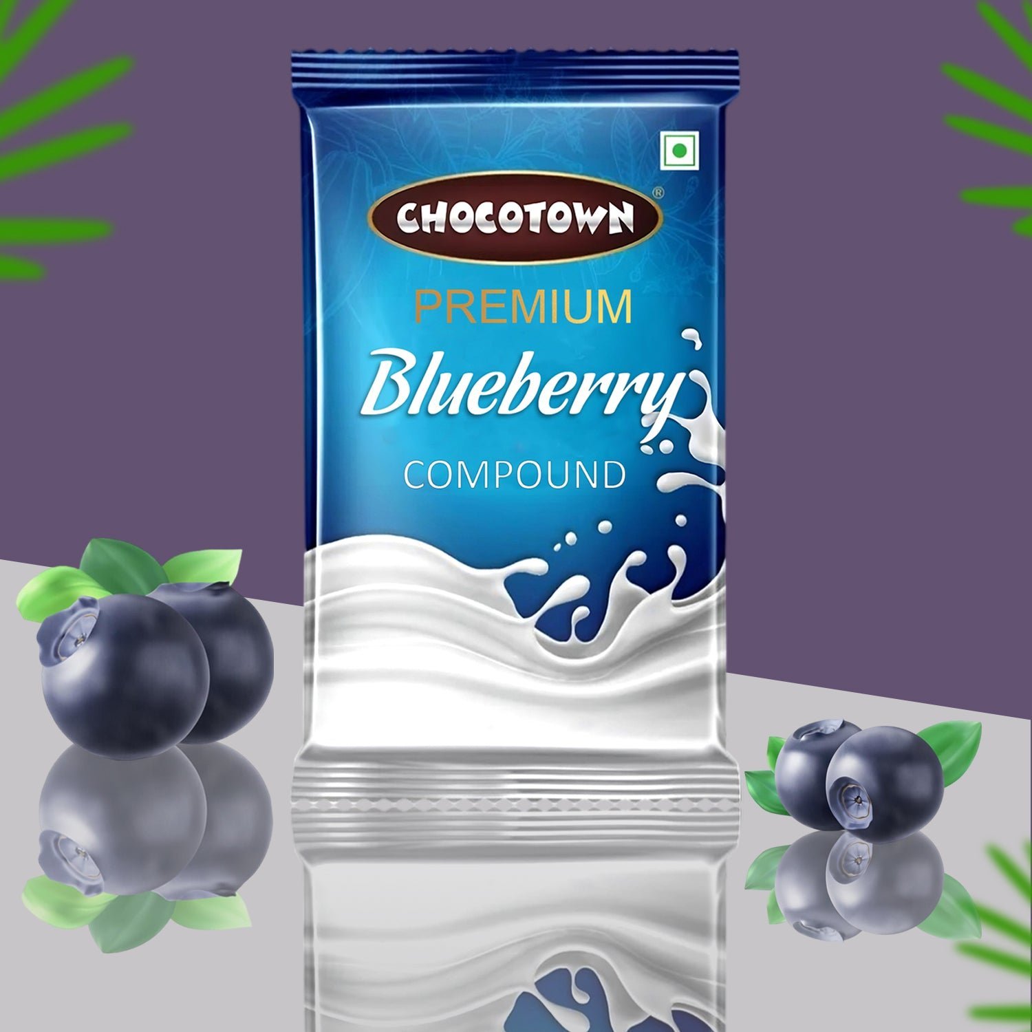 Blueberry Compound Chocolate � 500gm Baking Slab | Chocotown
