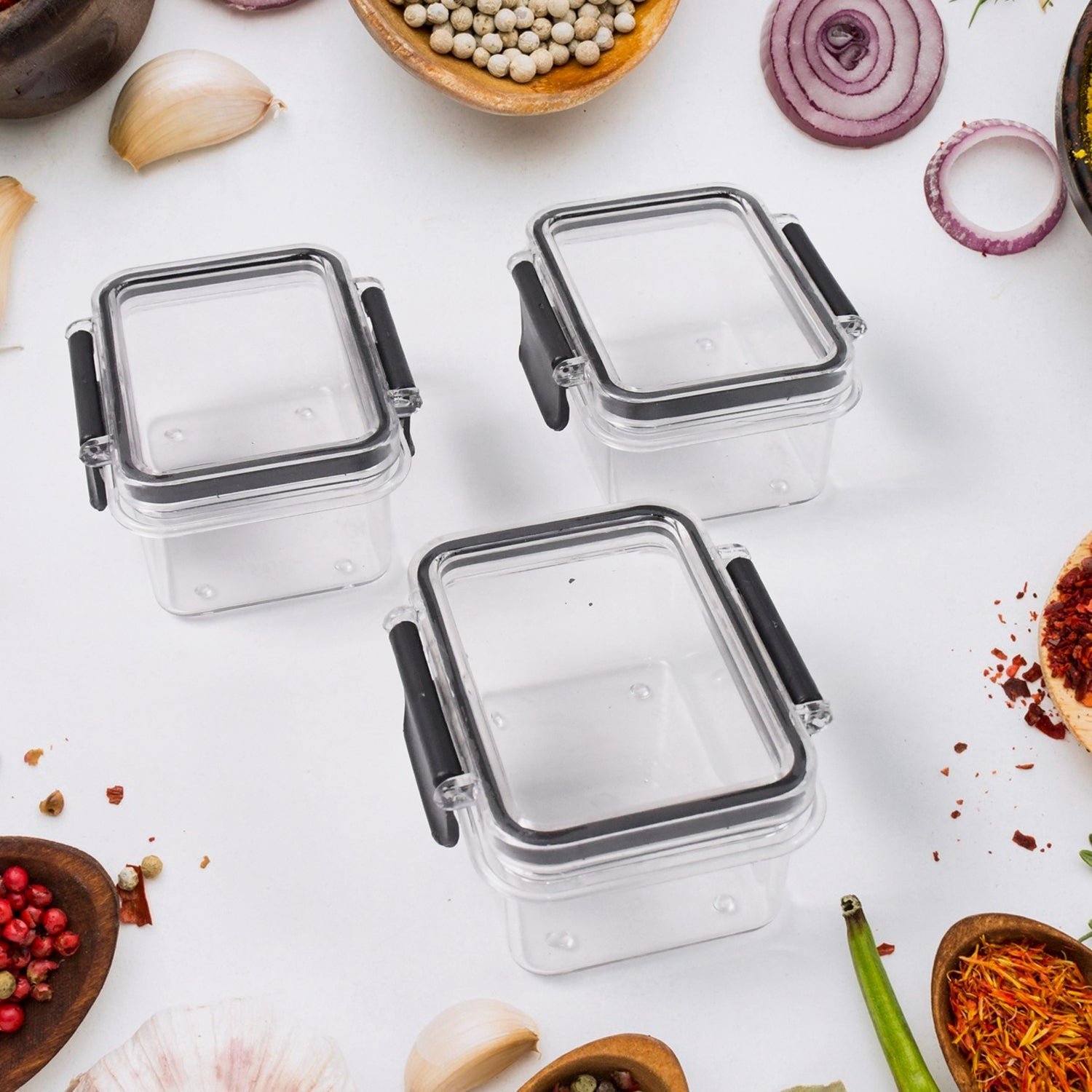 Kitchen Storage Container – Airtight, BPA-Free 3 Piece Set 250ml