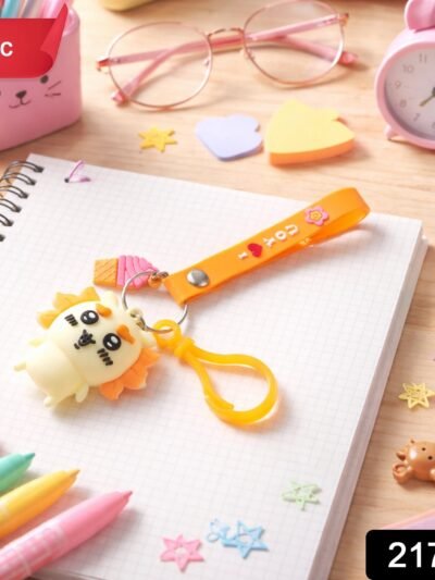 Cartoon Animal Ice Cream Keychain – Bright, Lightweight & Trendy