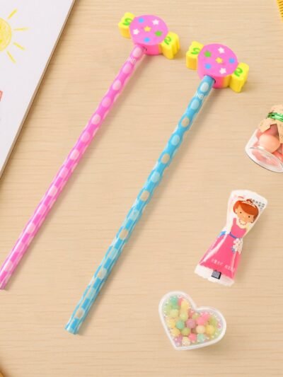 Candy-Themed Pencil Set – Fun Stationery Kit with Accessories