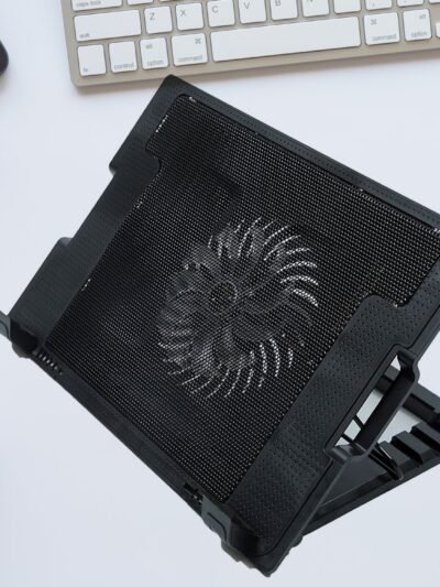 Laptop Cooling Pad � Adjustable Stand, Dual Fan | Indo Glow