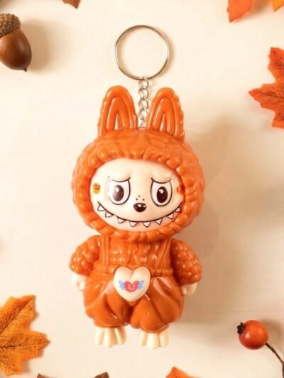 Face Changing Cartoon Keychain Toy – 3 Fun Expressions