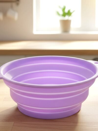 Folding Silicone Facial Ice Bath Bowl – Collapsible & Space-Saving
