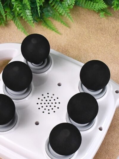 Massage Gun for Pain Relief – 6 Heads Deep Tissue Massager | FitFuzion
