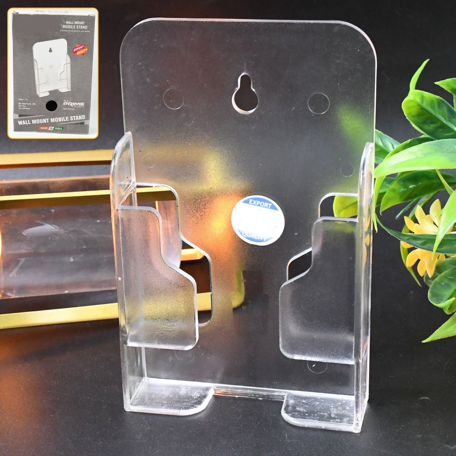 Wall Mount Mobile Holder � Durable ABS, Hands-Free | VoltDesk