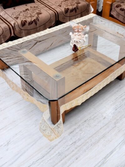 Transparent PVC Table Cover � Waterproof & Stylish for Dining & Center Tables