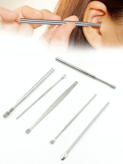 Ear Wax Removal Kit – Portable 6-Pc Stainless Steel Set | AuriGlam