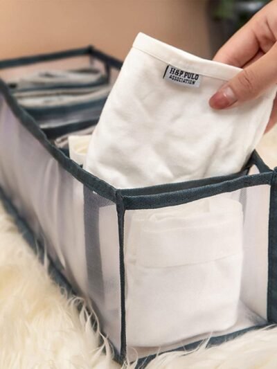Clothes Organizer 7 Grid – Wardrobe Storage Solution | Organivo