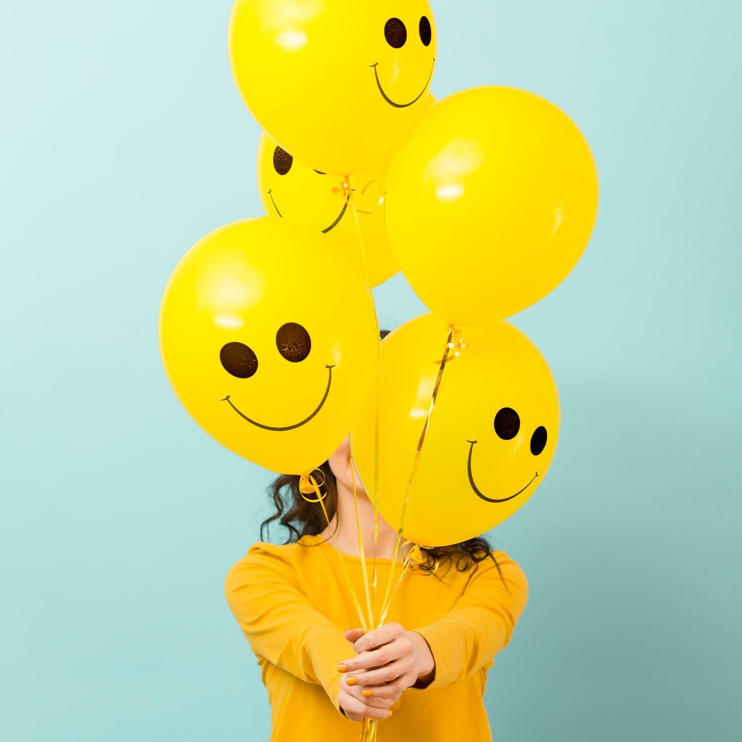 Smiley Balloons – 20 Pcs Latex for Birthday Parties | Play & Move