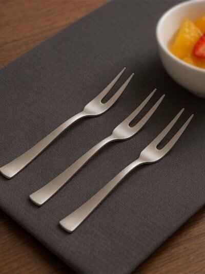 Stainless Steel Fruit Fork Set – Durable & Elegant 6 Pieces