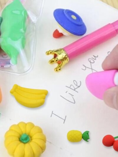 Colorful Erasers � Fun and Vibrant Stationery for Kids