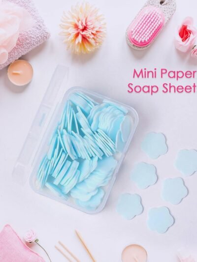 Travel Soap Sheets � 100 Flower-Shaped | VelvetBubbles