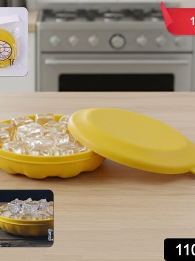 Round Ice Cube Tray with Lid – Easy Release & Spill-Proof Design